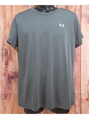 Under Armour Womens Loose Fit Gray Performance T-Shirt Large
